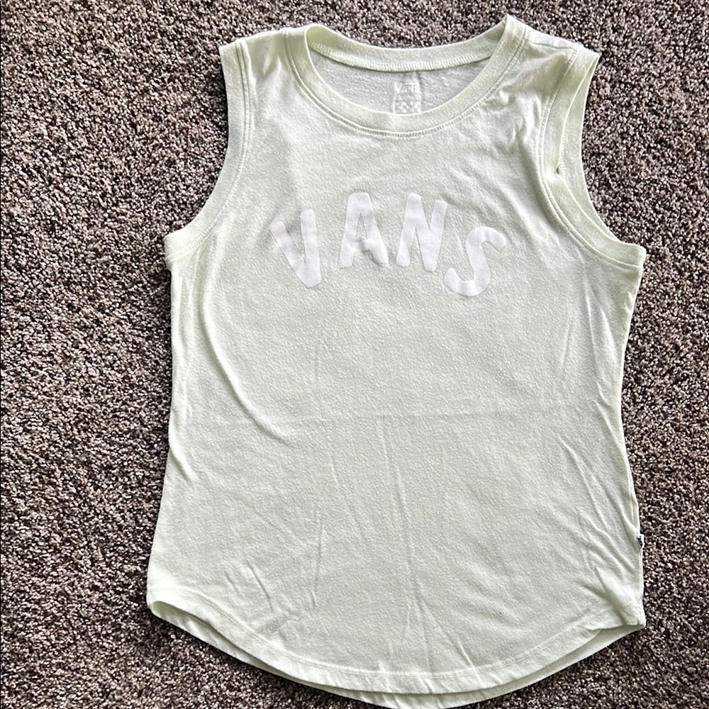 Vans Light Green Sleeveless Top